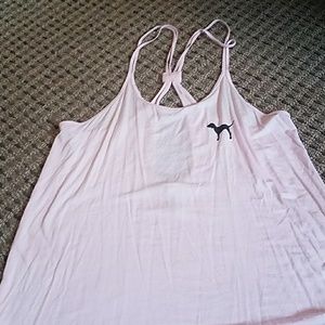 PINK Strappy Tank Top